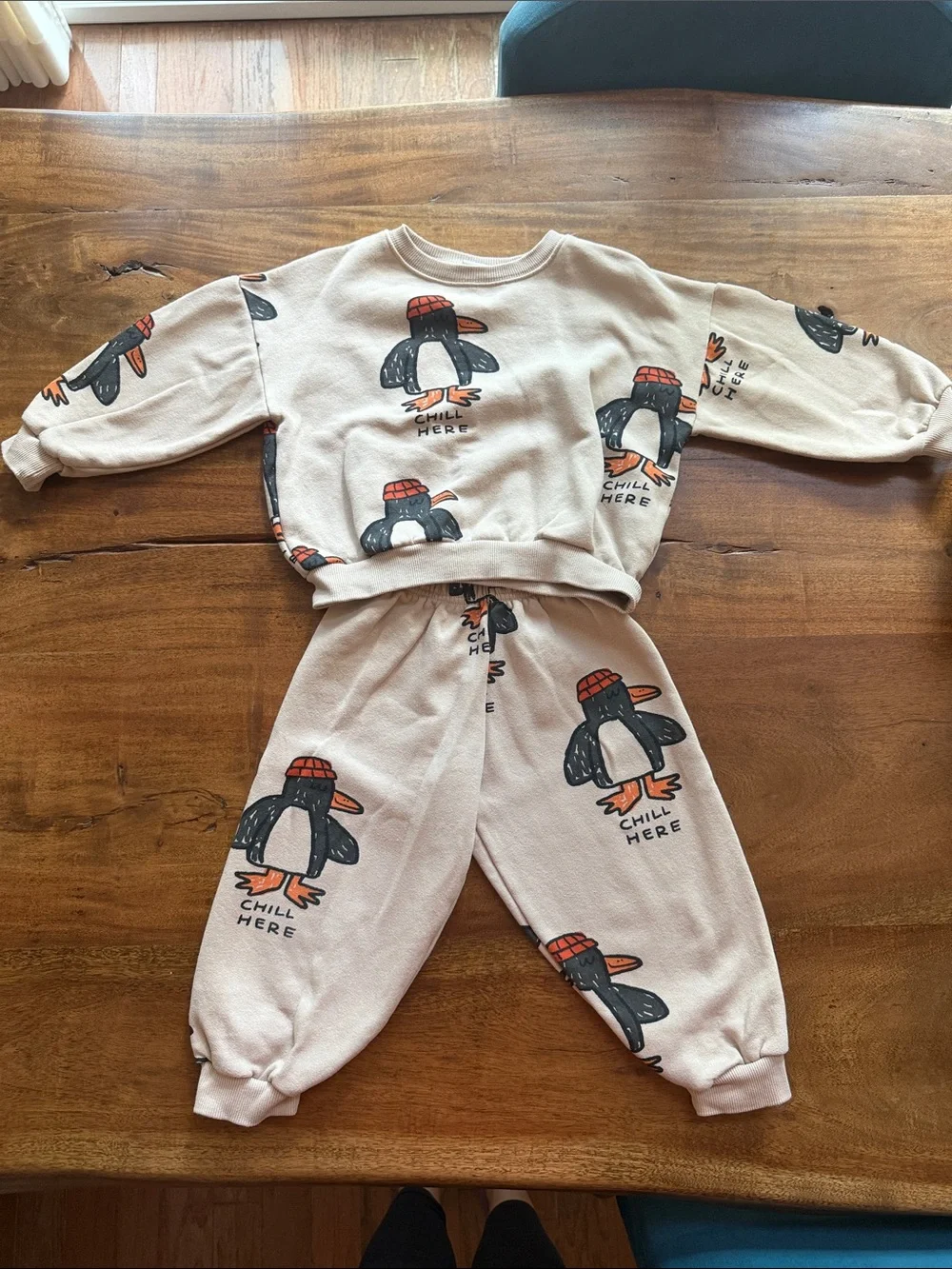 Zara Matching Jogging Set - Penguin Print